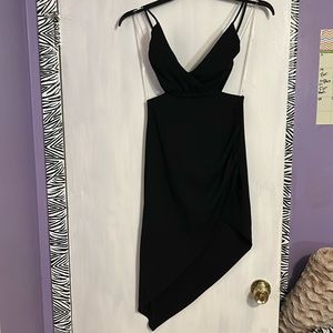 Black cutout dress